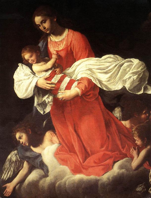 BAGLIONE, Giovanni The Virgin and the Child with Angels oil painting image